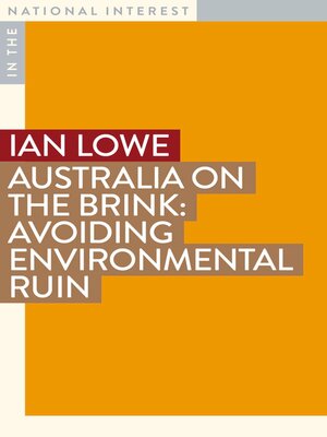 cover image of Australia on the Brink